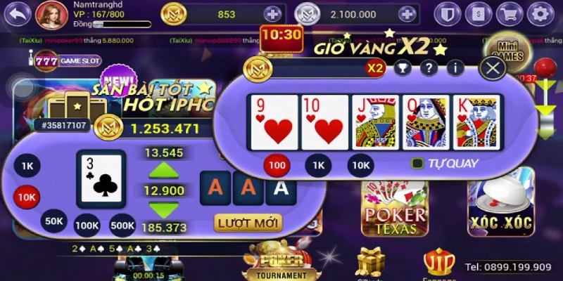 Hướng dẫn tham gia chơi mini game poker Hitclub đơn giản, chi tiết